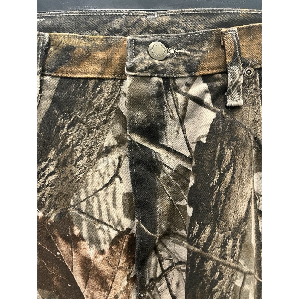 Wrangler Vintage RealTree‎ Hardwoods Double Knee Camo Jeans Size 36x30 97GR1HD - Picture 3 of 7